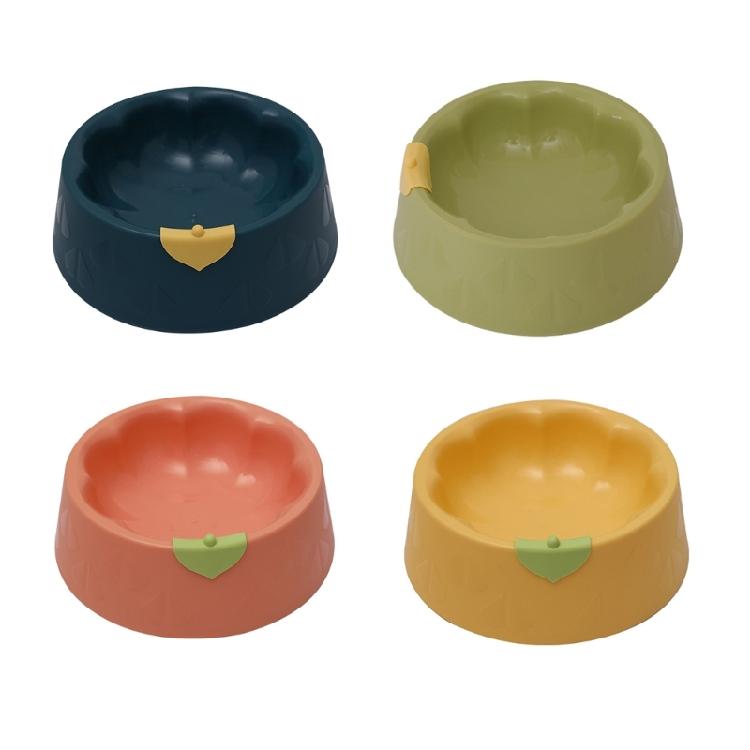 Eating Pet Bowl Round Shape Washable Bowls Non-slip Dog Slow Feeding Bowl
