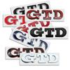 1pcs 3D GTD Metal Car Logo Letter Sticker Emblem Tail Door Trunk Sticker for Volkswagen VW Passat B5 B7 Polo Tiguan Golf Touran