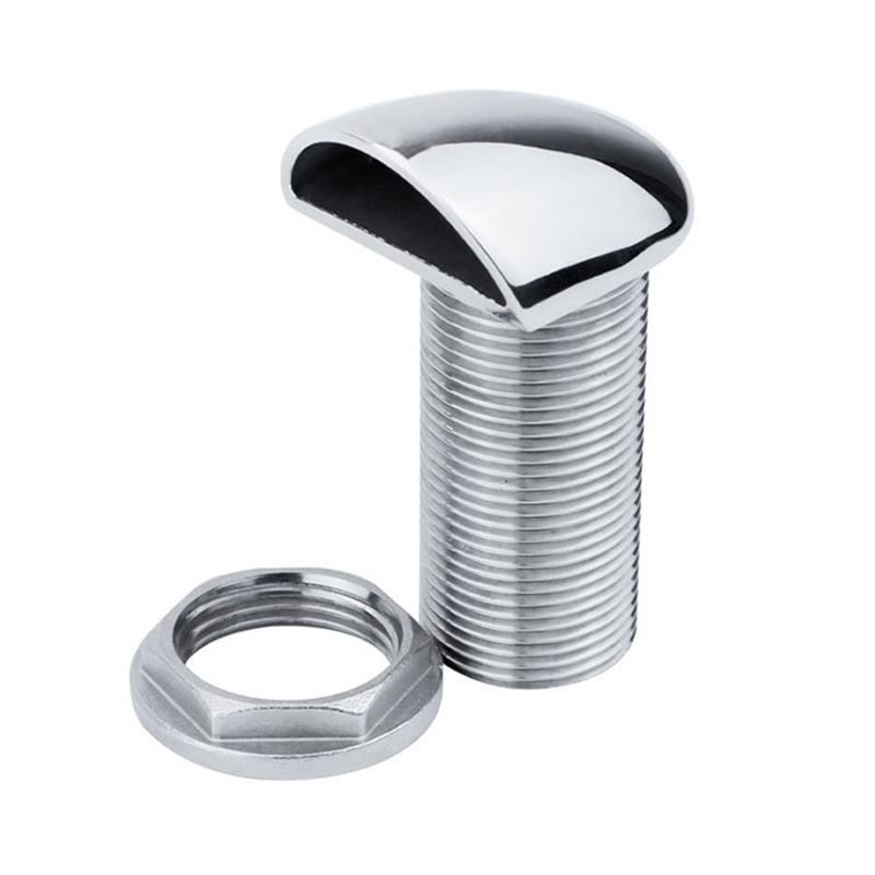 Universal Air Hole 316 Stainless Steel Shell Vent Oil Tank Ventilation Exhaust Valve 1/2" For Yacht RV Boat