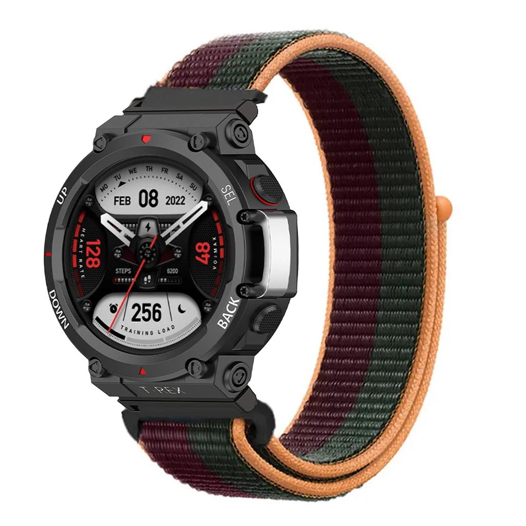 Nylon Loop Strap For Huami Amazfit T-REX 3/2 Smart Watch Band Women Men Bracelet For Amazfit T-Rex/T-Rex Pro Wristband Correa