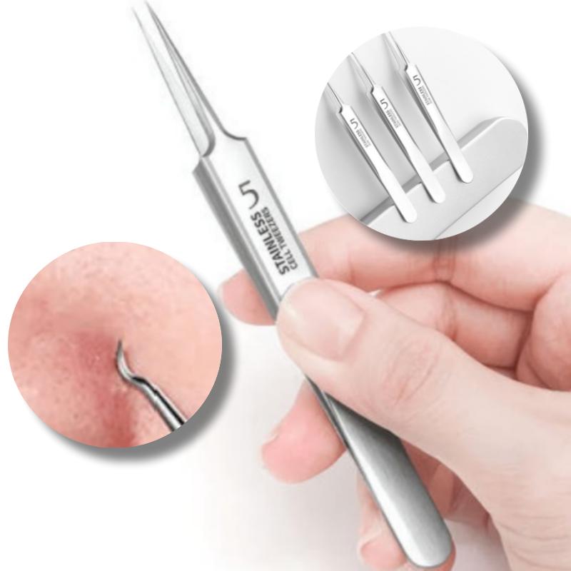 Ingrown hair eyelash removal tweezers hair sebum removal