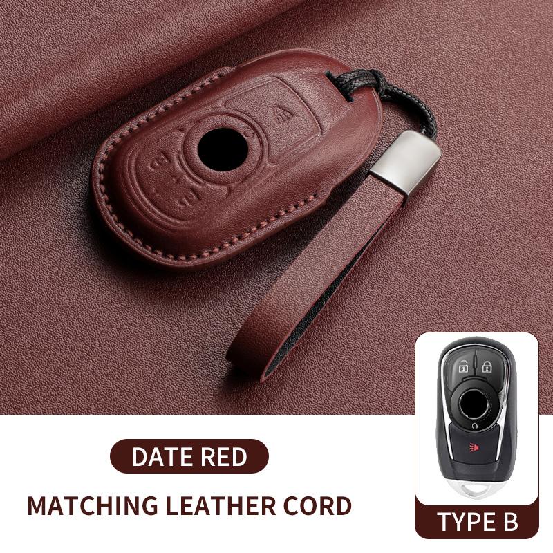 Leather Car Flip Key Case Cover For Buick Lacrosse Envision Excelle Encore Regal Enclave Verano Sportback Tourx Cars Key Shell