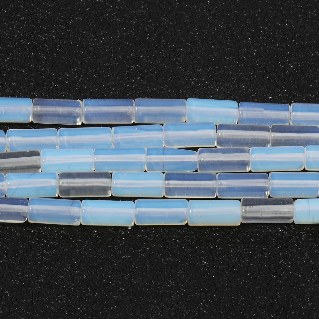 1 filo/sacchetto 9x4mm cilindrico nodo di bambù tubo tondo opale giada perline di pietra sciolte per realizzare collane e braccialetti fatti a mano fai da te