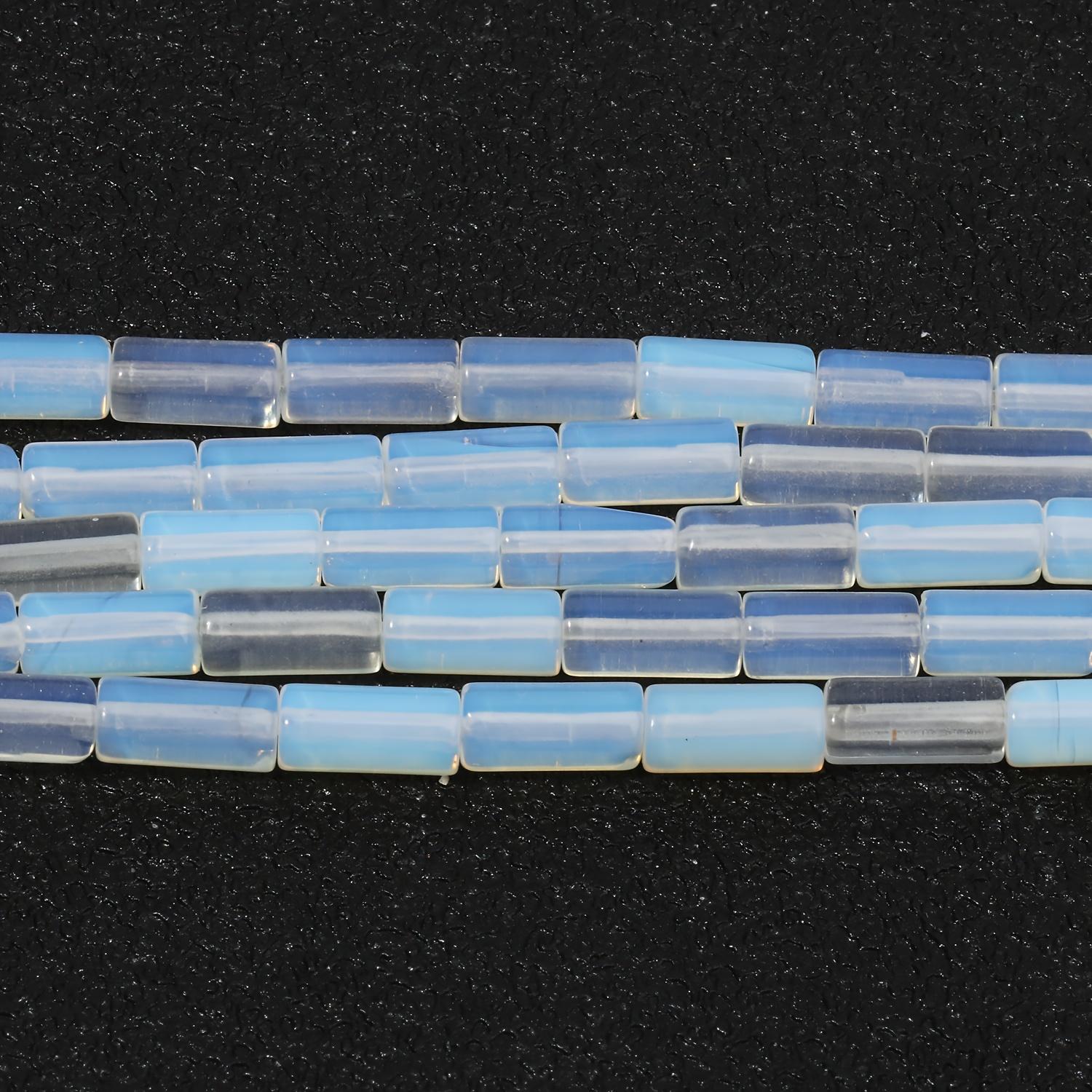 

1 нить/пакет 9x4 мм, цилиндрический бамбуковый узел, круглая трубка, опал, нефрит, свободные каменные бусины для изготовления ожерелий и браслетов, ручная работа, поделки своими руками 9x4mm approx 43pcs