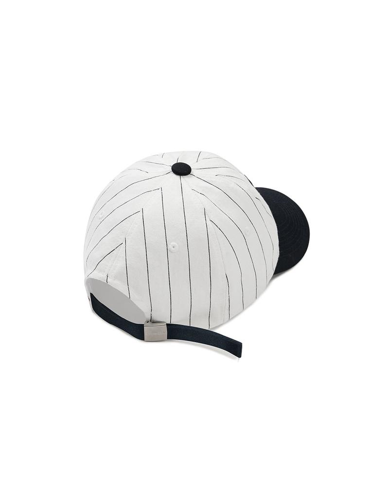 MMLG [Mmlg] Stripe Ballcap (White / Navy)