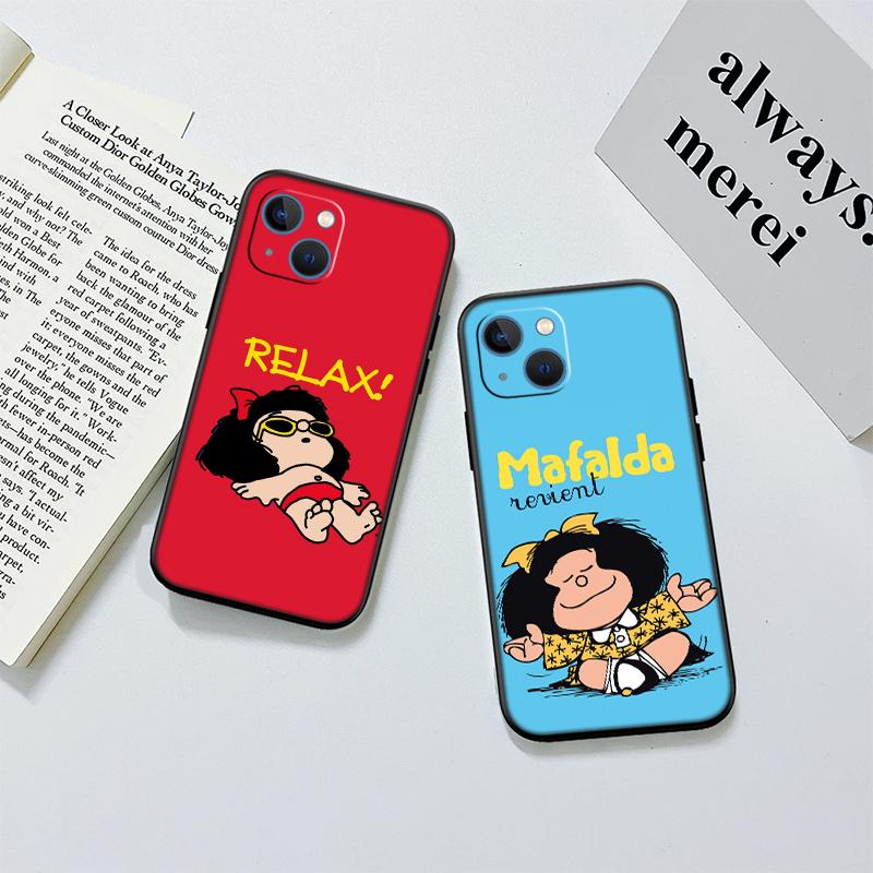 M-Mafalda Phone Case for Samsung Galaxy S20 S21 S22 Ultra FE + Plus A21S A22 A24 A25 A26 A30 A30S A31