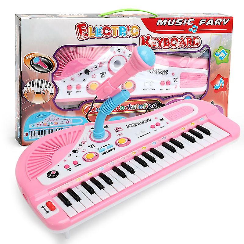 

Электронная игрушка-клавиатура с микрофоном.