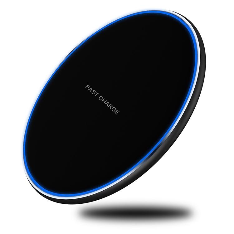 Ultra-Thin X8 Aluminum Alloy 10W Wireless Fast Charger for Mobile Phones