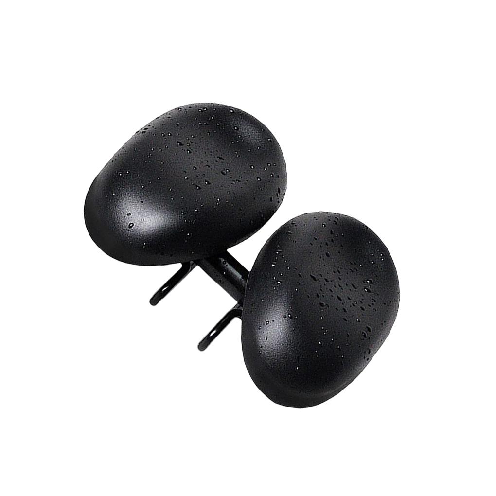 

Two-Seat Bike Saddles Noseless Dual Cushion Comfortable Adjustable Saddle Replacement Elastic Pad Riding Cycling