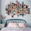 50 Pcs Anime Manga Panel Aesthetic for Wall Collage Kit Colorful DIY Art Decor Living Room Bedroom Decoration