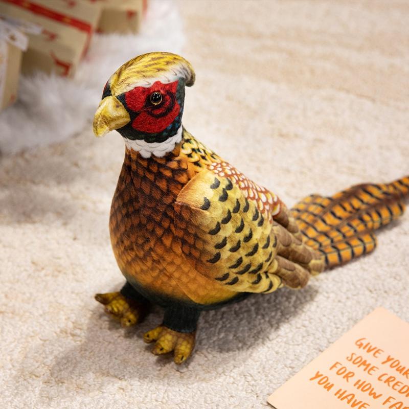 Cute Plush Toy Pearl Chicken Simulated Pearl Chicken Chickens and Piglets Stuffed Animal Ideal For Kid Birthday Christmas Gift Idea Decoration