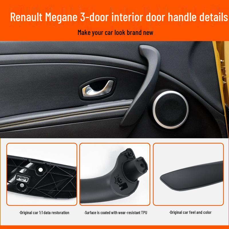 Renault Megane 3-Türer Innenraum Vordertürgriff Armlehnenhalter Abdeckung Zierleiste