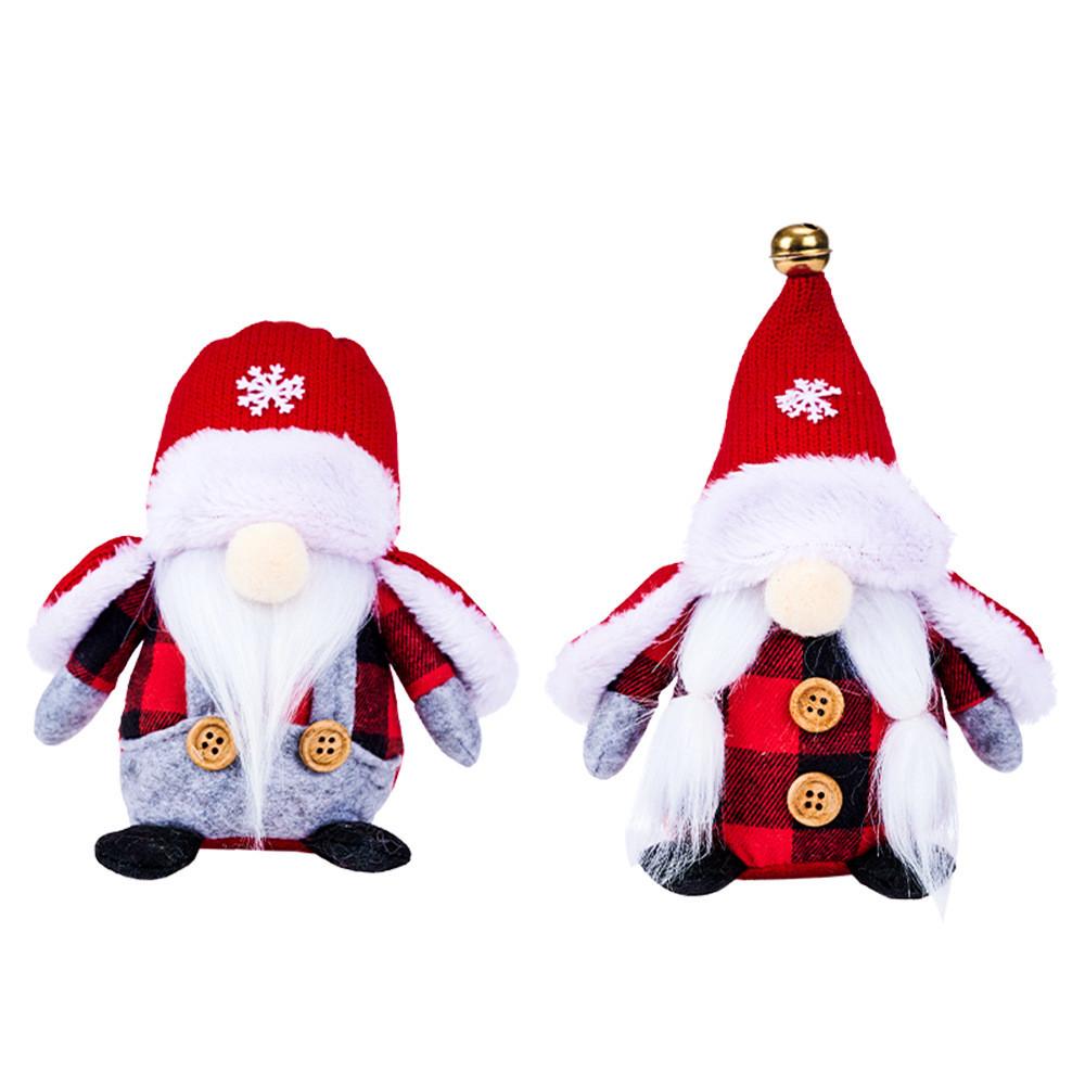Charming Christmas No-face Doll Decoration Plush Gnome For Seasonal Celebrations