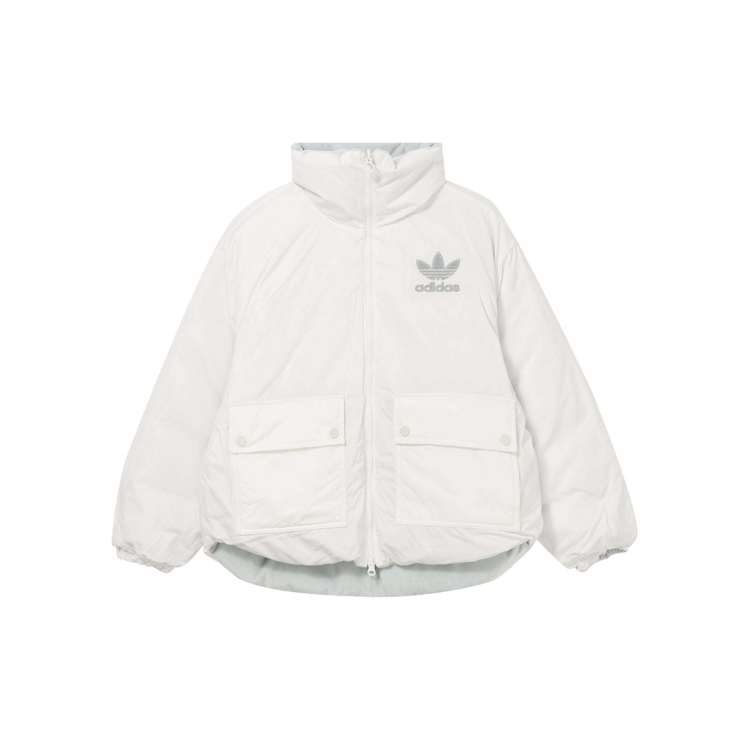 (WMNS) adidas originals Reversible Down Jacket Wonder Silver Women s IU4835 XL