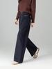 Wasser-gewaschene Retro Damen High-Elastic Weiße Denim Jeans - Schmale & Weitbein-Stile