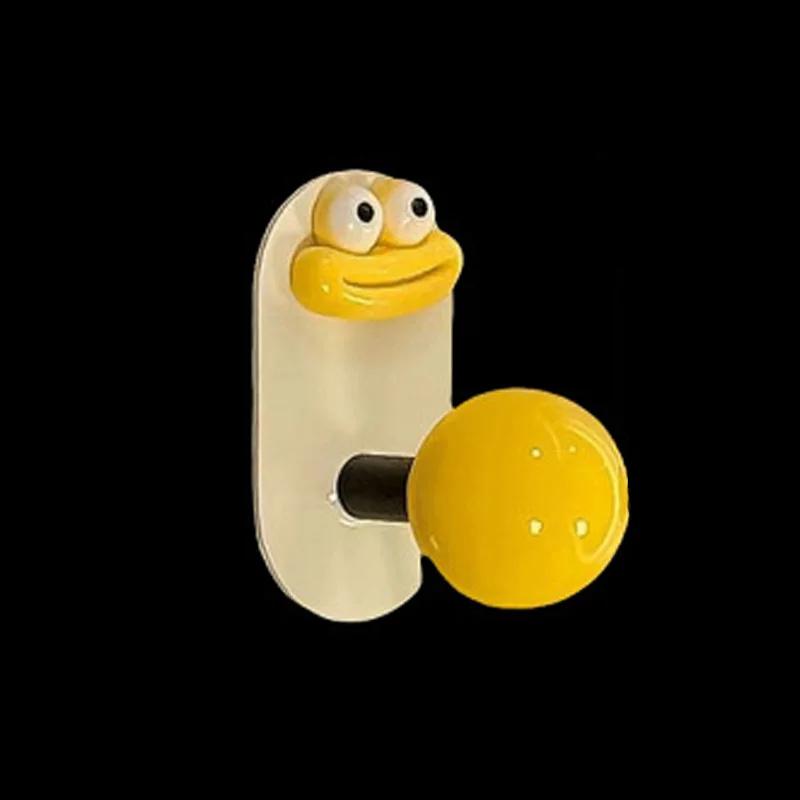 No-Drill Strong Adhesive Bathroom Hook for Homeowners Heavy-Duty Towel Clothes Hanger Wall-Mounted Door Storage Organizer