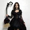 Black Tulle Cosplay Props Gothic Style Witch Hat Princess Magic Wand  Home Decor