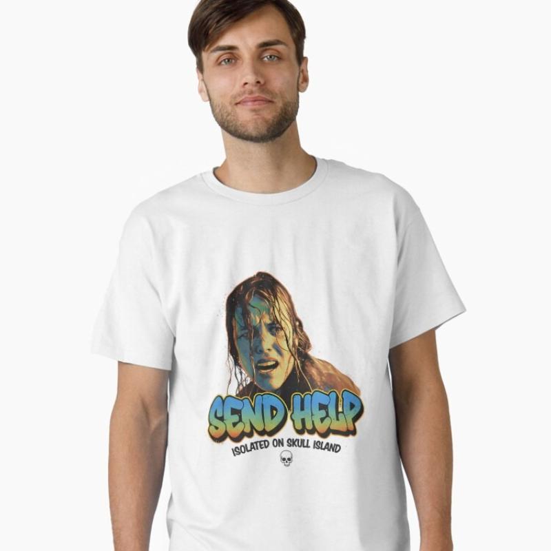 Movie Send Help Linda Liddle graphic Cotton unisex shirt Summer breathable Men s fashion Y2k Short sleeve Tshirt S