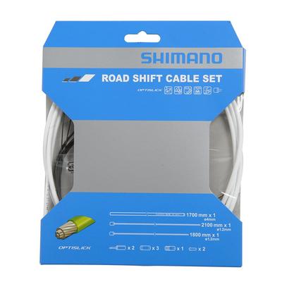 SHIMANO Repair Parts Shift Cable Set Optislick ROAD White Y60198030