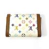 Louis Vuitton M92657 MonogramMulticolore Porto Monnaie-Plat Wallet coin purse