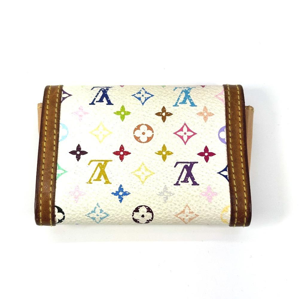 Louis Vuitton M92657 MonogramMulticolore Porto Monnaie-Plat Wallet coin purse