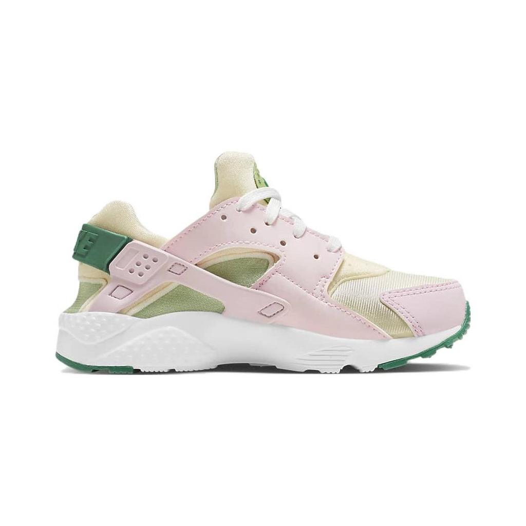 Nike Huarache Run SE Retro Low Top Kids Running Shoes Kids sneaker Pink Green DQ0518-600