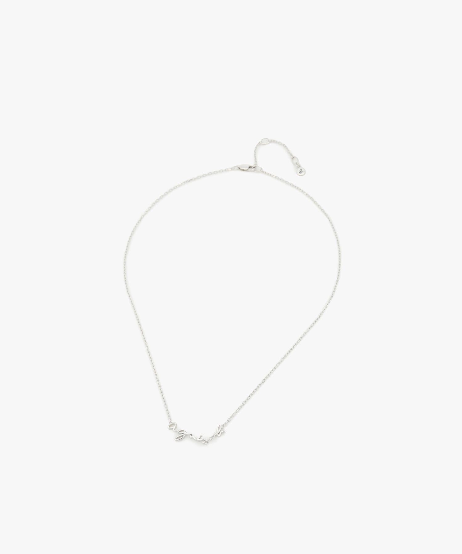 

Logo Necklace H925 Free Silver [agnes b] Women s серебряный