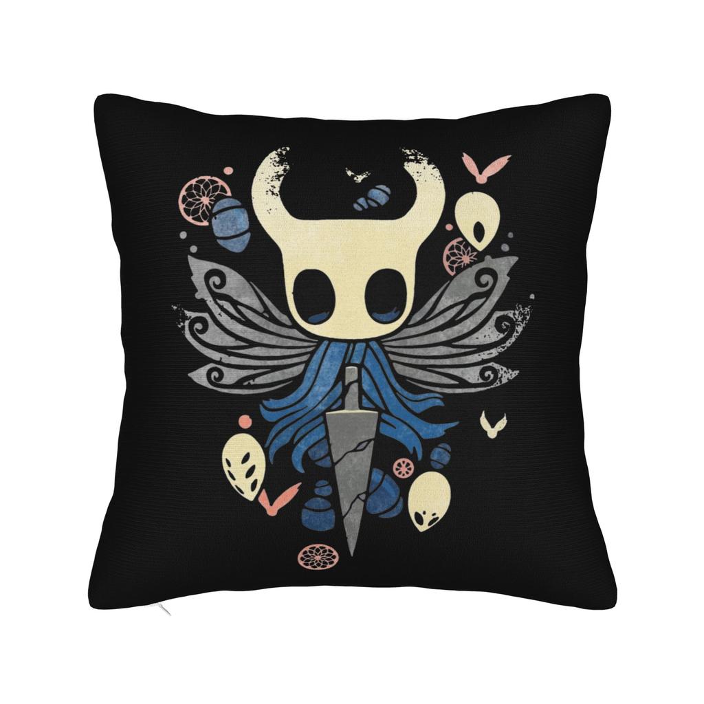 Hollow Knight Square Pillow Cases Indie Action Adventure Cushion Covers Customized Zipper Decorative Pillowcase for Living Room