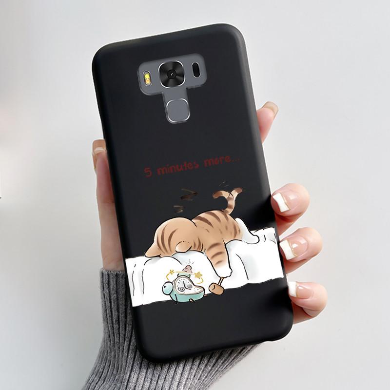 For ASUS Zenfone 3 Max ZC553KL X00DDB X00DDA X00DD Case Luxury Cute Love Rabbit Funny Black Soft TPU Silicone Matte Back Cover