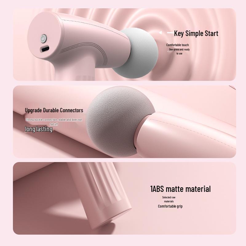 Mini Portable Full Body Percussion Massager with Multi-Gear Settings