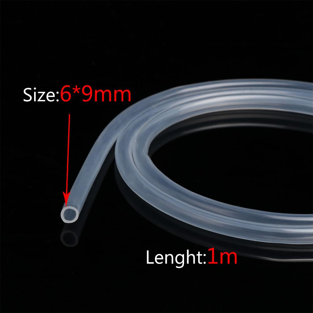 1M Transparent Clear Out Diameter 4~16mm Beer Milk Pipe Plumbing Hoses Flexible Tube Silicone Rubber Hose