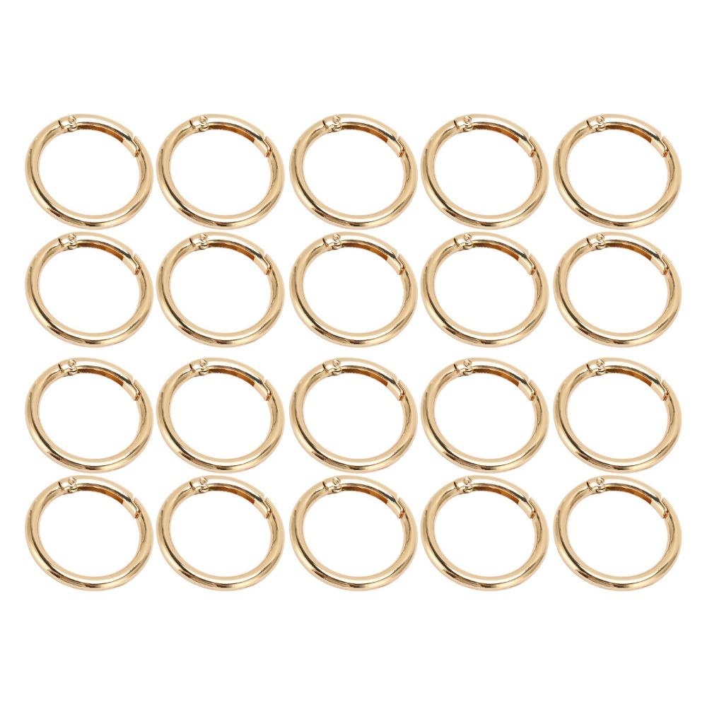 20pcs Gold Spring Buckles Silver Spring Clasps Jewelry Tools Snap Hooks  Shoulder Bag
