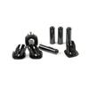 1 Set Black ABS Car Inner Door Lock Pin + Cap Repalcement Trim For BMW 5 F10 F11