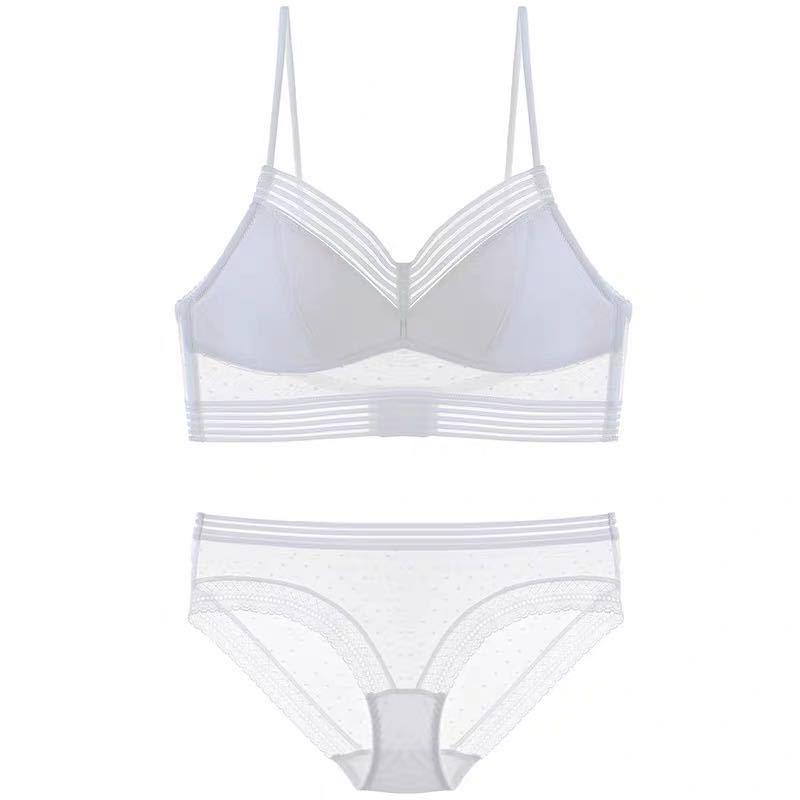 Wire-free Summer U-Shaped Backless French Lace Bra