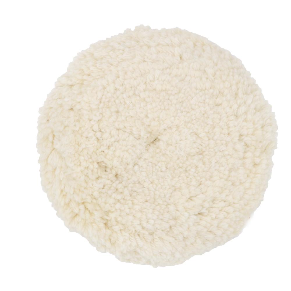 

6-дюймовый шерстяной полировальный диск для мойки автомобиля, полировка и полировка шерстяных полировальных дисков для мотоцикла, полировка и полировка автомобиля белый