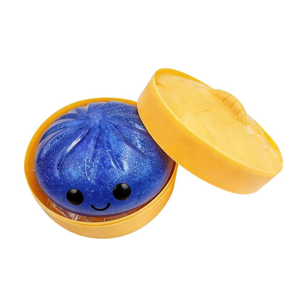 Realistic Giant Steamed Bun, A Toy With A Steamer, A Slow- Dough Ball Designed For Stress Relief.Glitter Dumpling