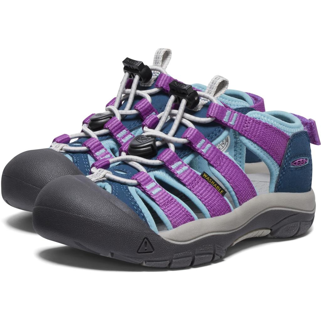 Sandals NEWPORT BOUNDLESS Newport Boundless LEGION Cm [KEEN] Kids' (15.0~19.5cm) BLUE/WILLOWHERB 17.0