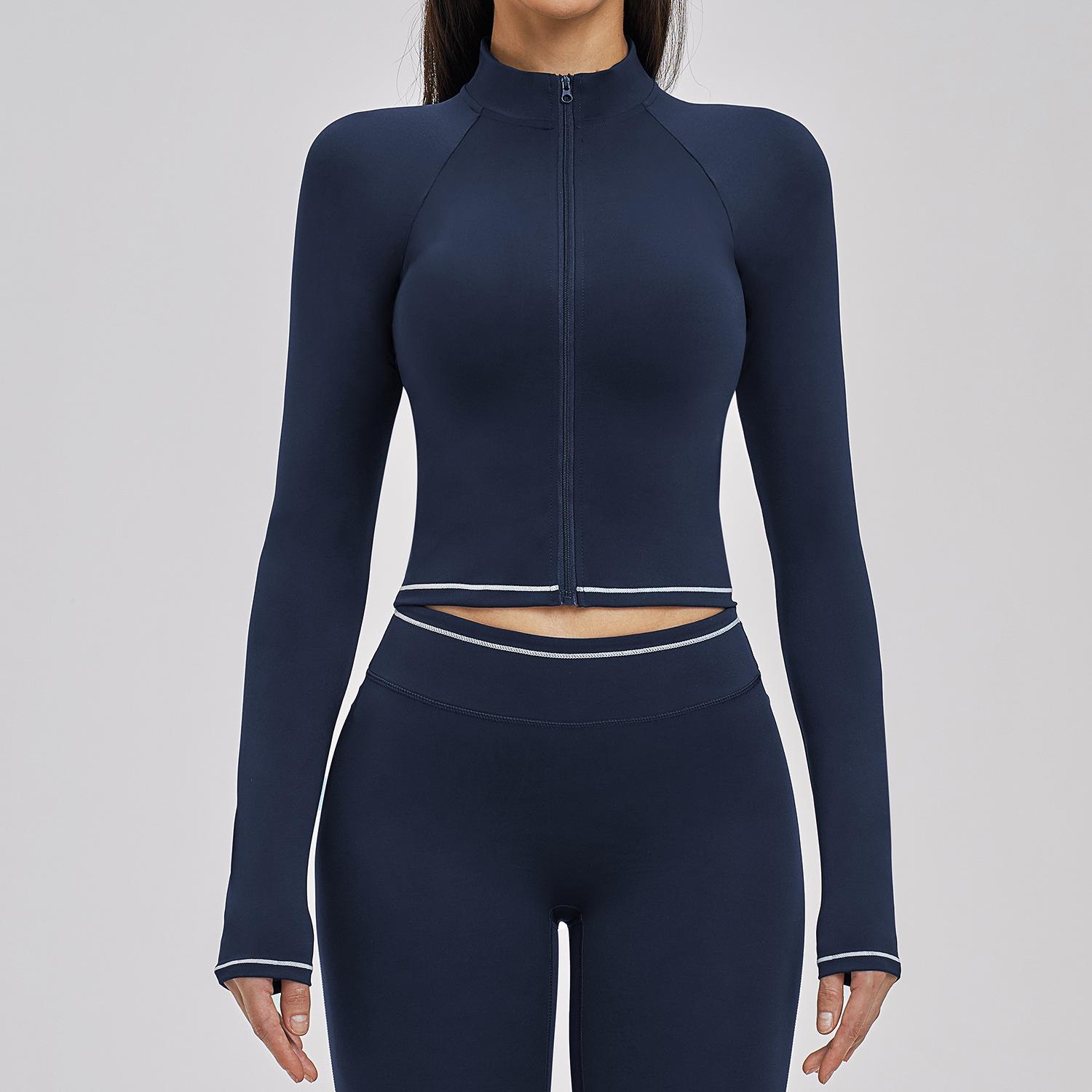 Dare to Show Color Block Windproof Yoga Jacket - Women s Slim Fit for Outdoor Running & Fitness