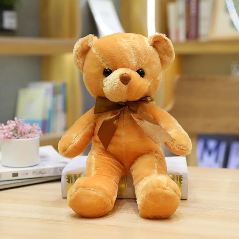 30cm 10 Styles Bear Plush Toy Soft Stuffed Animal Doll Small Pink Gray White Teddy Bear Doll Lovely Birthday Gifts For Girl Boy