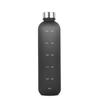 1000 ml Weltraumbecher mit Zeitmarkierung, tragbare Outdoor-Sportflasche, mattierte Farbverlauf-Tasse
