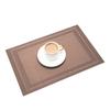 6Pcs Modern Elegant PVC Placemat Dining Table Mat Cafe Anti-slip Hot Placemats Bowl Pad Cup Mat Table Coasters