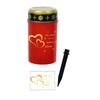 Flameless Solar Cemetery Candle Light Waterproof Electronic Candle Light  Grave Memorial Tribute