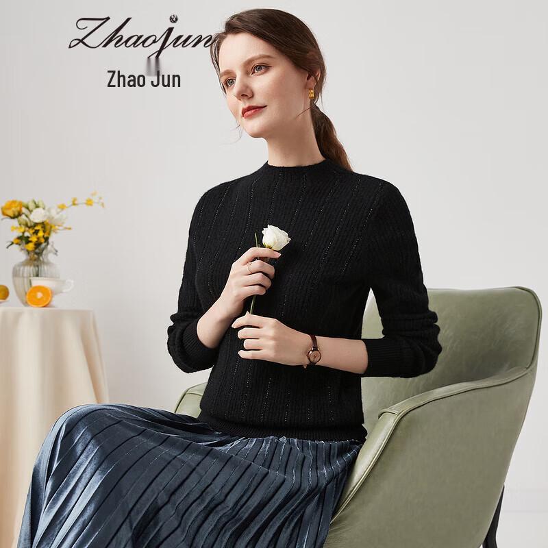 

Zhaojun Women s Pure Cashmere Cable Knit Pullover Sweater S