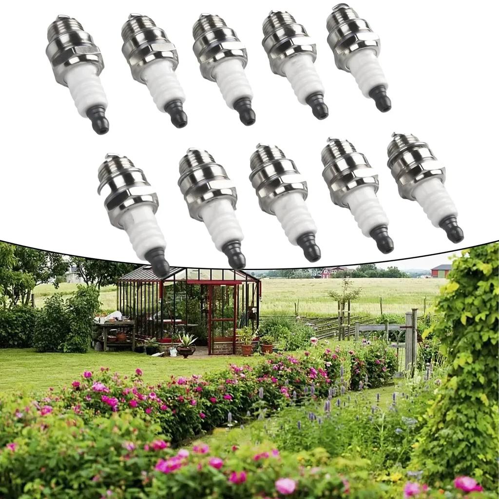 10Pcs Spark Plug L7T BM6A BPMR7A RCJ6Y RCJ7Y WSR5F For Stihl Hedge Trimmer Lawnmover Blower Brushcutter Chainsaw Replacement