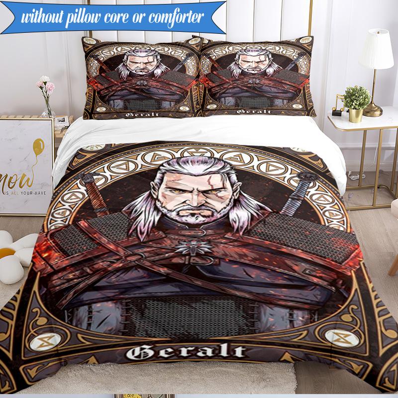 wizard dragon 3pcs K-pop music group Bedding set,Ideal for Bedroom, Dormitory,Including Duvet Cover And 2pcs Pillowcases,Fan gifts