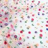 Joyful Colorful Small Flower Embroidered Lace 130cm Wide X 95cm Long Fabric,