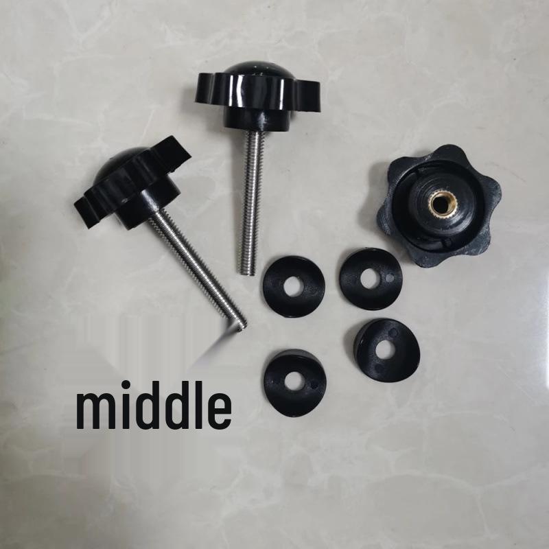 

Rollers Walker Replacement Parts: Torx Hand-Tightening M6 Bolts with Rubber Washer.