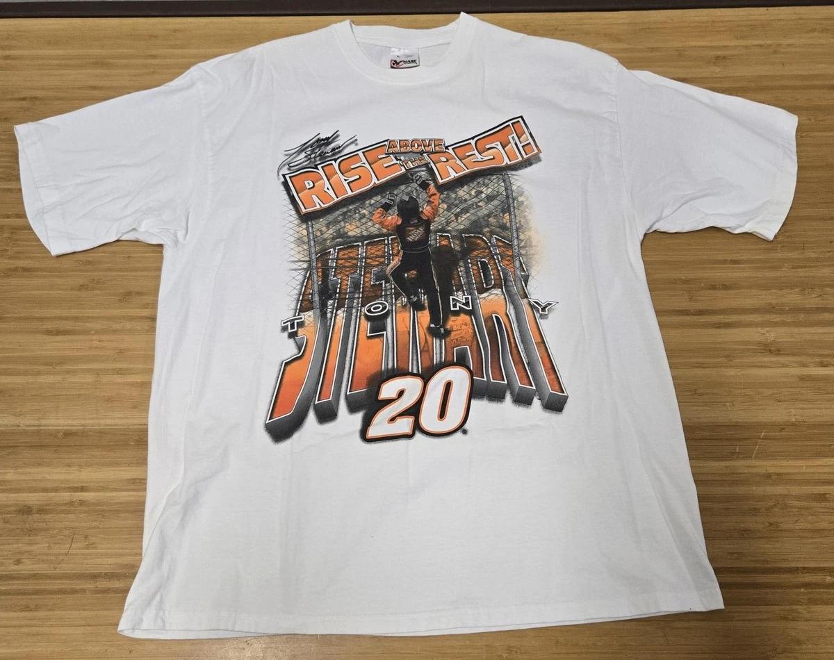 Tony Stewart Shirt Mens XL White NASCAR 20 Rise Above The Rest Chase Authentics S