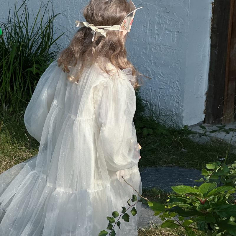 New Spring Girls' Sequined Tulle Princess Birthday Dress