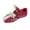 Retro fashion ballet women's autumn double lace-up color matching versatile sports and leisure shoes